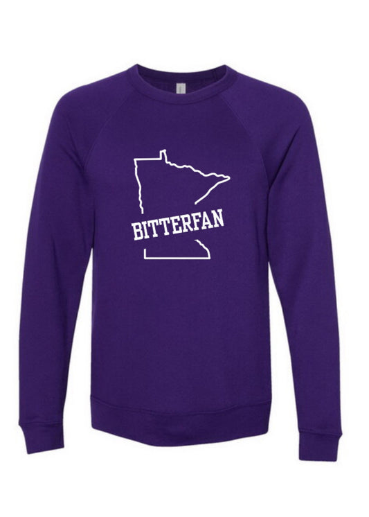 BITTERFAN MN Football Crewnecks