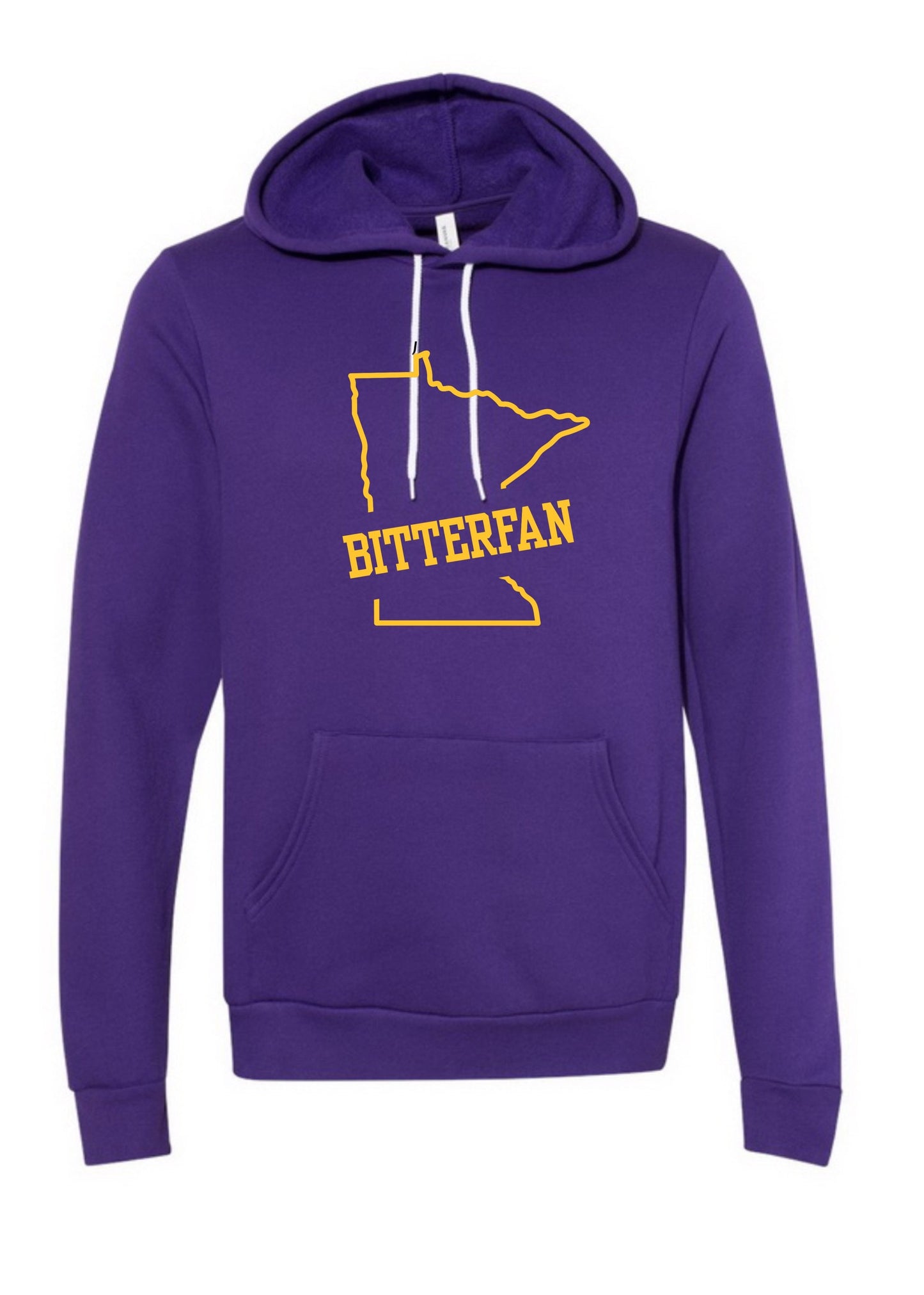 BITTERFAN MN Football Hoodies